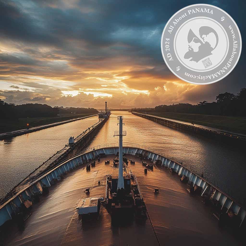 Boat in the Panama Canal