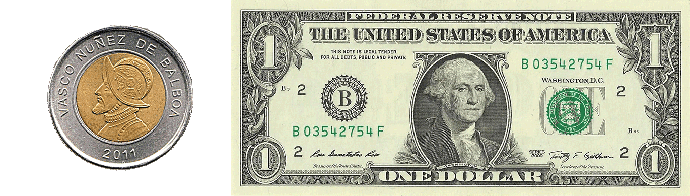 Monnaie à Panama